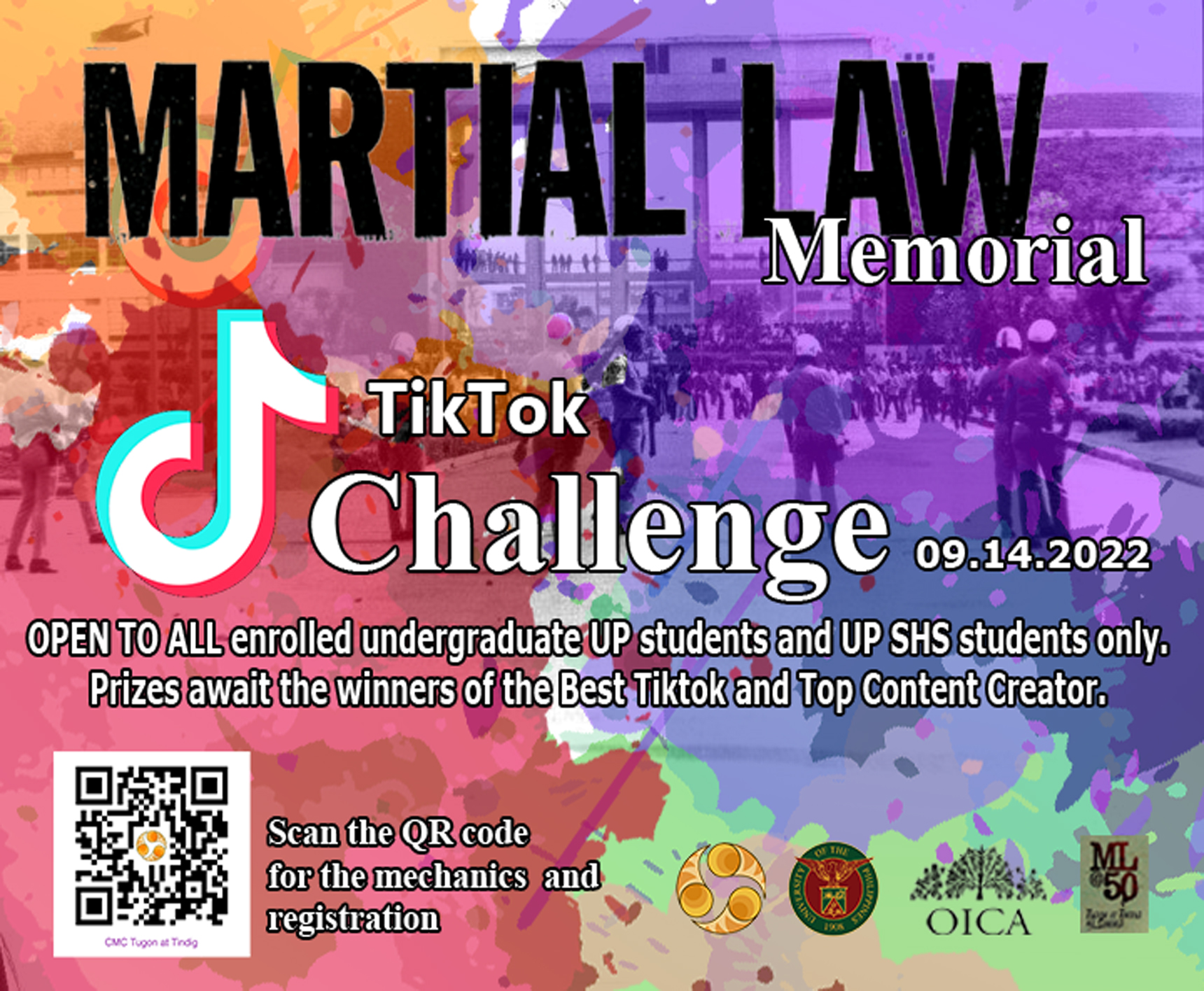 Tugon At Tindig: Martial Law Memorial TikTok Challenge – UPD Office For ...